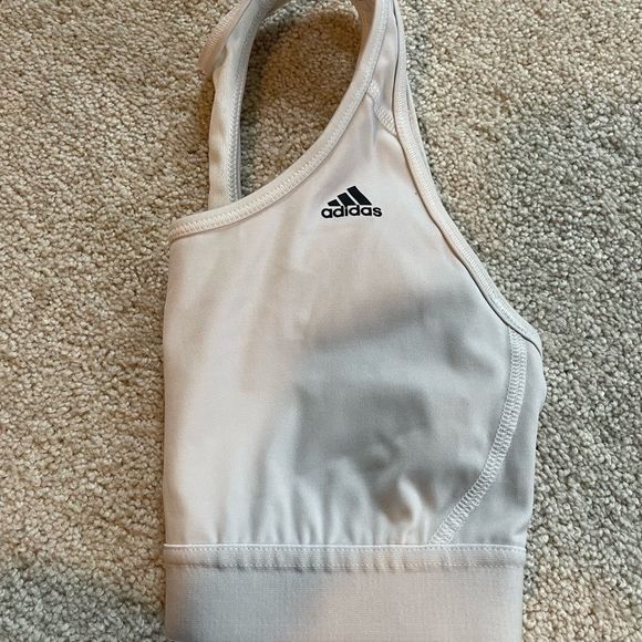 Adidas GU5252 Women's White Training Entrenamiento Workout Bra size S - Picture 6 of 7